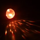 Гирлянда «Нить» 5.4 м с насадками «Диско-шары», IP44, тёмная нить, 10 LED, свечение красное/тёплое белое, солнечная батарея - фото 7033057
