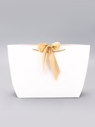 Пакет подарочный ламинированный, с лентой «Белый», горизонтальный, 30×27.5×12 см (2 шт) - фото 809276951 Пакет подарочный ламинированный, с лентой «Белый», горизонтальный, 30×27.5×12 см (2 шт) - фото 809276951