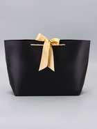 Пакет подарочный ламинированный, с лентой «Чёрный», горизонтальный, 30×27.5×12 см (2 шт) - фото 809276953 Пакет подарочный ламинированный, с лентой «Чёрный», горизонтальный, 30×27.5×12 см (2 шт) - фото 809276953