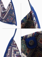 Сумка-шопер женская на магните, размер 35×6×29 см, синяя/белая - Фото 6