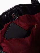 Сумка-шопер женская на молнии, размер 44×10×29 см, однотонная, чёрная - Фото 8