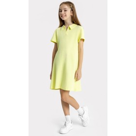 Платье для девочек, цвет лимонный, рост 134 см