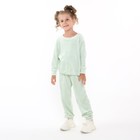 Пижама для девочки, цвет мятный, рост 110 см - фото 108900859