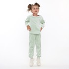 Пижама для девочки, цвет мятный, рост 110 см - Фото 6