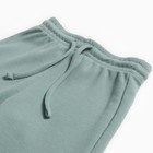 Брюки для девочек, цвет серо-зеленый, рост 116 см - фото 22511273