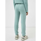 Брюки для девочек, цвет серо-зеленый, рост 122 см - фото 22511276