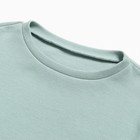 Лонгслив для девочек, цвет серо-зеленый, рост 116 см - фото 22727404