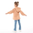 Толстовка для девочки, цвет песочный, рост 110 см - фото 24252859