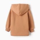 Толстовка для девочки, цвет песочный, рост 110 см - фото 24252862