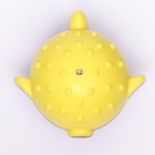 Игрушка для собак "Фугу" TPR, 9 см, фиолетовая/жёлтая - фото 7033070