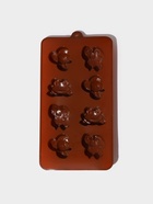 Форма для шоколада Доляна «Насекомые», силикон, 22×11.5×2 см, 8 ячеек, коричневая - Фото 4