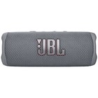 Портативная колонка JBL Flip 6, 30 Вт, BT 5.1, режим TWS, IP67, 4800 мАч, индикатор, серая - фото 10740584