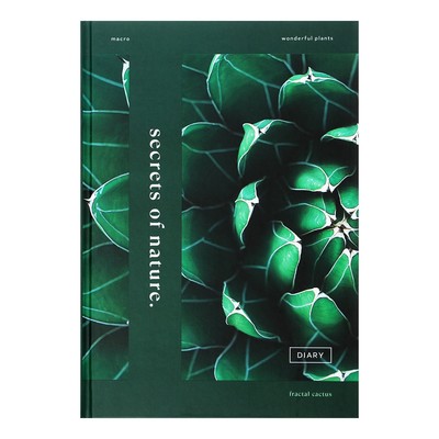 Записная книжка А5 64 листа в точку "Secrets nature", твёрдая обложка, матовая ламинация, блок 80 г/м2