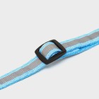 Ошейник кошачий светоотражающий, 19-32×1 см, голубой - Фото 7