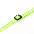 Ошейник кошачий светоотражающий, с серебряным бубенчиком, 19-32×1 см, зелёный - Фото 7