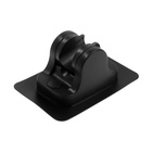 Набор для душа ZEIN Z2715, шланг 150 см, самоклеящийся держатель, лейка 5 режимов, черный - фото 808363297