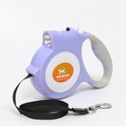 Рулетка "Пижон" с фонариком, прорезиненная ручка, 5 м, сиреневая - Фото 4