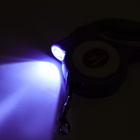 Рулетка "Пижон" с фонариком, прорезиненная ручка, 5 м, сиреневая - Фото 7