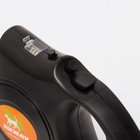 Рулетка "Пижон" с фонариком, прорезиненная ручка, 5 м, до 35 кг черная - Фото 5