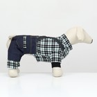 Комбинезон Men, размер L, ДС 35 см, ОГ 45 см, ОШ 35 см, синий - Фото 2