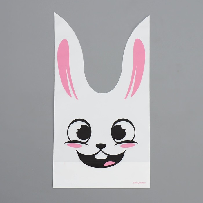 Упаковка подарочная, Мешок с ушками «Зайчишка», 12 х 11.5 см