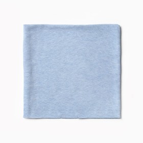Шарф, цвет голубой меланж, размер 25х23