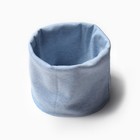 Снуд, цвет голубой меланж, размер 25х23 - Фото 1