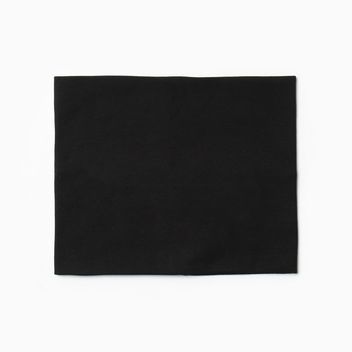 Шарф, цвет черный, размер 25х20