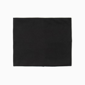 Шарф, цвет черный, размер 24х20