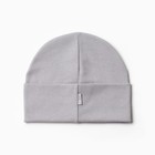 Шапка детская, цвет серый, размер 50-52 - фото 24589223