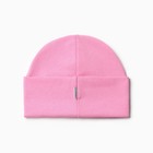 Шапка для девочки, цвет розовый, размер 50-52 - фото 22623591