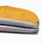 Шапка для мальчика, цвет горчичный, размер 54-56 - фото 22623612