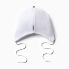 Шапка детская, цвет белый, размер 46-48 - фото 27060953