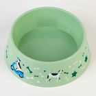 Миска пластиковая «Гав-гав», оливковая, 300 мл - фото 42765950