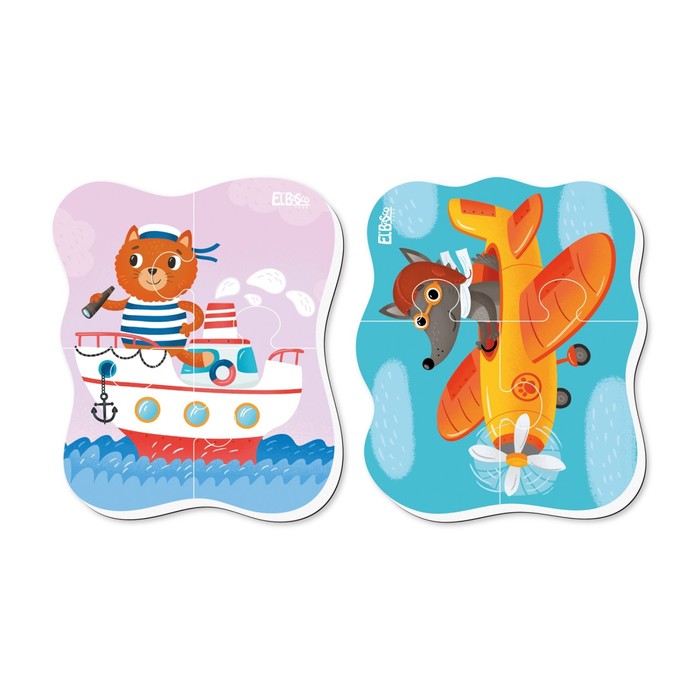 Магнитный пазл «Плаваем, летаем» 65538