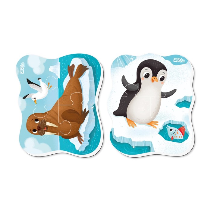 Магнитный пазл «Северные животные» 65540