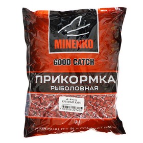 Пеллетс MINENKO Good Catch, Крупный Карп, 5 мм, 700 г 9862791