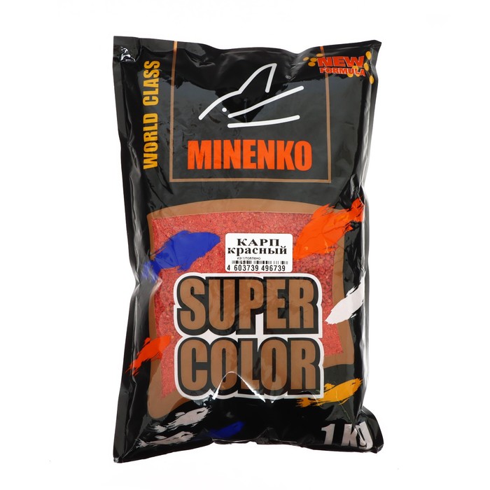 Прикормка MINENKO Super Color, Карп Красный, 1 кг - Фото 1