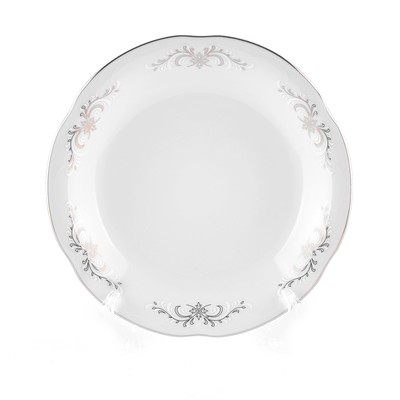 Тарелка десертная Cmielow Kamelia «Серый орнамент», d=17 см