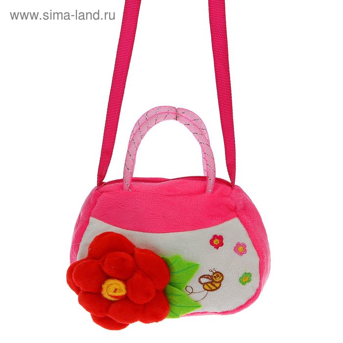 Мягкая сумочка "Цветок", цвета МИКС - Фото 1