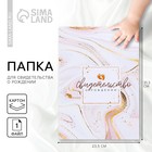 Папка для свидетельства о рождении «Наше чудо», А4. - Фото 1