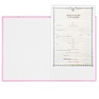 Папка для свидетельства о рождении «Любимая доченька», розовая, А4 - фото 8796258