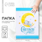 Папка для свидетельства о рождении «Наш малыш», А4. - Фото 1