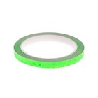 Светоотражающая лента, самоклеящаяся, зеленая, 1 см х 8 м - Фото 2