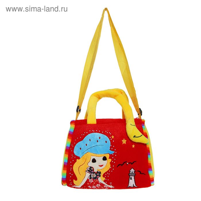 Мягкая сумочка "Девочка", цвета МИКС - Фото 1