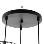 Светильник 2089/3BK E27 40Вт черный - фото 22512379