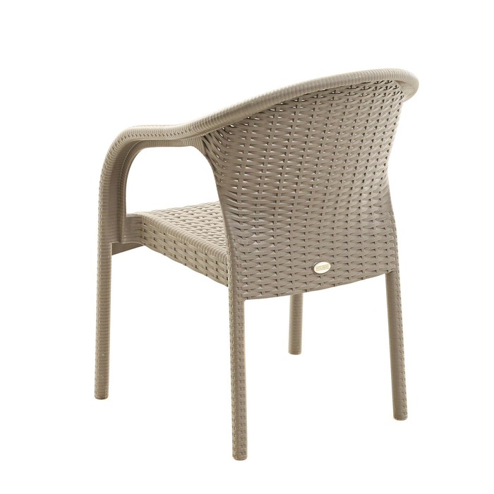 Набор садовой мебели "Милан" 3 предметов: 2 кресла, стол, песочно-серый