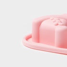 Форма для выпечки Доляна «Новый год», 17.5×12×2.5 см, 9 ячеек, силикон, розовая - Фото 3