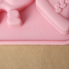 Форма для выпечки Доляна «Новый год», 17,5×12×2,5 см, 9 ячеек, цвет розовый - Фото 6
