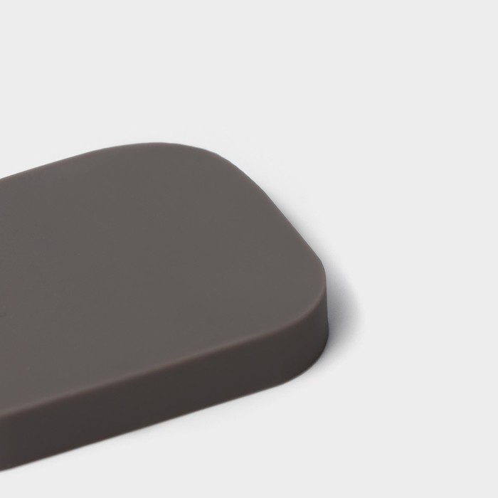 Силиконовый молд Доляна «Розочки», 6,5×4,5×0,9 см, цвет серый